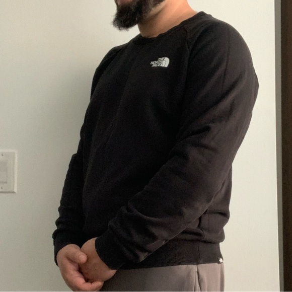 Black long sleeve sweatshirt The North Face size L - Picture 9 of 11